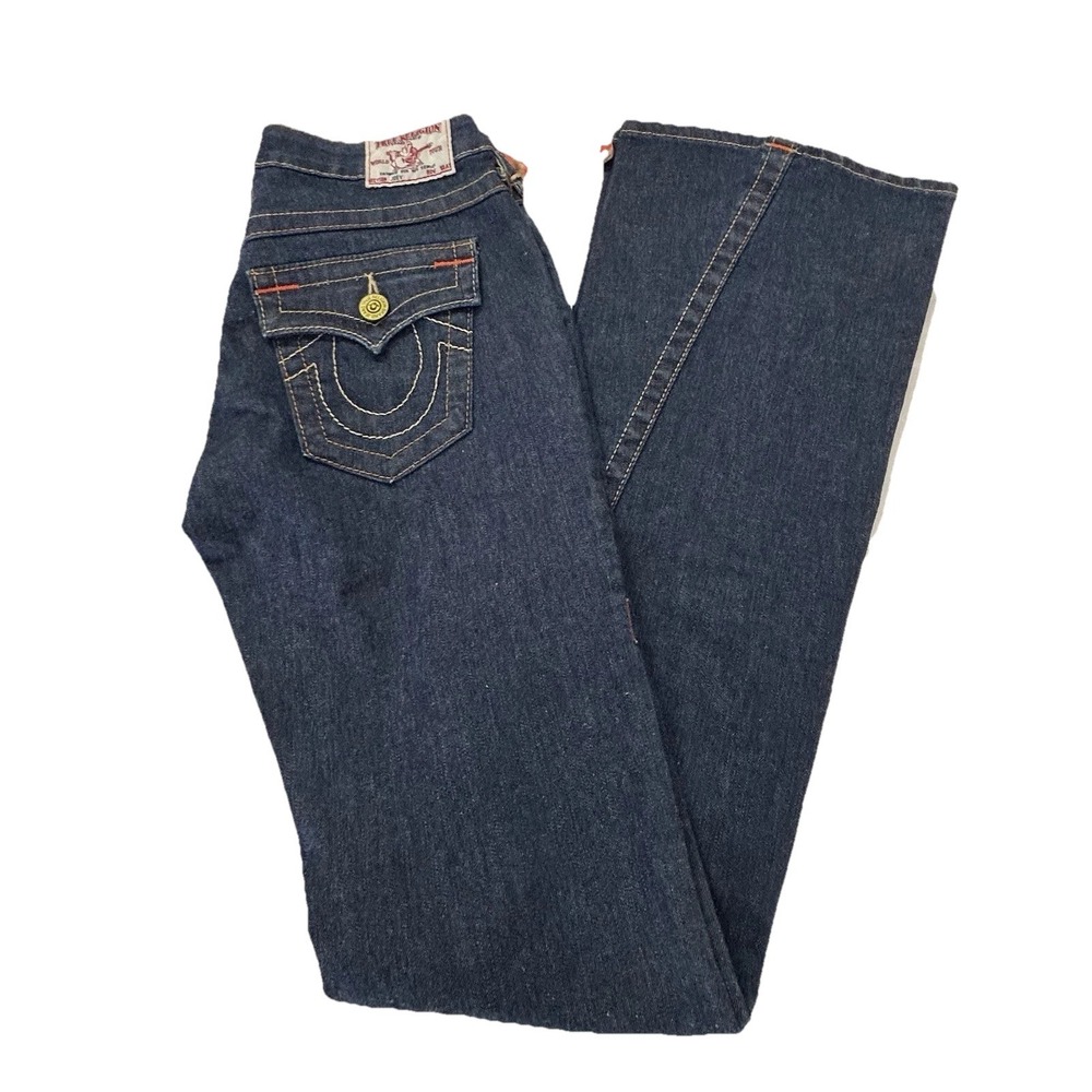 Vintage True Religion Joey Jeans Women‎ 26 NWT Flare USA Made Y2K NOS